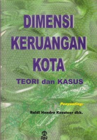Image of Dimensi keruangan kota : teori dan kasus