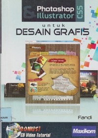 Image of Photoshop & illustrator untuk desain grafis (CD : compact disc)