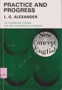 Image of Practice dan progress : an integrated course for pre-intermediate students