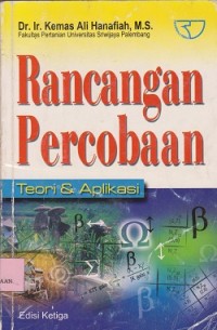 Image of Rancangan percobaan teori & aplikasi