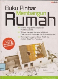 Image of Buku pintar membangun rumah