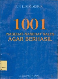Image of 1001 nasehat-nasehat sales agar berhasil