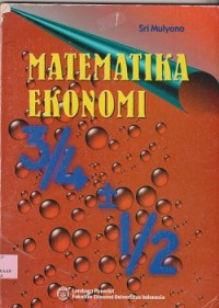 Image of Matematika ekonomi