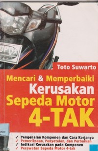 Image of Mencari dan memperbaiki kerusakan sepeda motor 4-tak