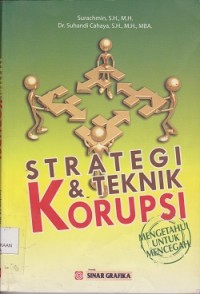 Image of Strategi & teknik korupsi = Good corporate governance