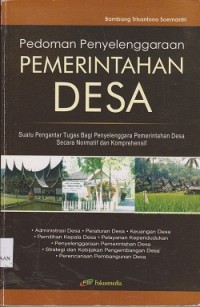 Image of Pedoman penyelenggaraan pemerintahan desa