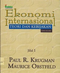 Image of Ekonomi internasional : teori dan kebijakan