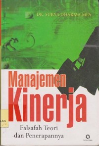 Image of Manajemen kinerja : falsafah teori dan penerapannya