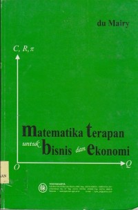 Image of Matematika terapan untuk bisnis dan ekonomi