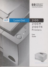 Image of HP laser jet 2100, 2100 M, and 2100 TN printers