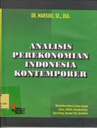 Image of Analisis perekonomian Indonesia kontemporer