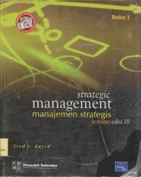 Image of Strategic management = manajemen strategis : konsep