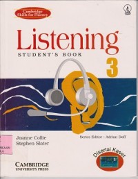 Image of Listening 3 : student's book