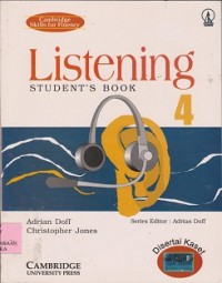 Image of Listening 4 : student's book