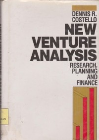 Image of New venture analysis : research, planning, and finance