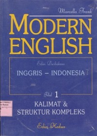 Image of Modern english : kalimat & struktur kompleks