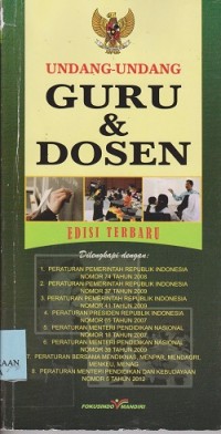 Image of Undang-Undang guru & dosen