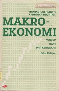 Image of Makroekonomi konsep, teori dan kebijakan