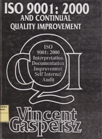 Image of ISO 9001 : 2000 and continual quality improvement