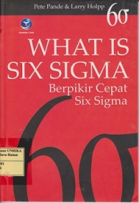 Image of What is sIX, sigma : berpikir cepat sIX, sigma 60