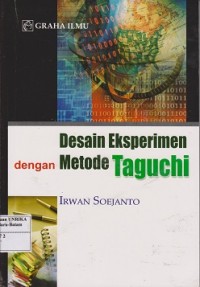 Image of Desain eksperimen dengan metode taguchi
