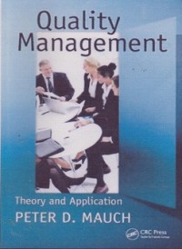 Image of Quality management : theory and application