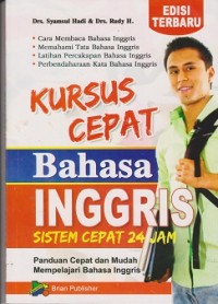 Image of Kursus cepat bahasa Inggris : panduan depat dan mudah mempelajari bahasa Inggris