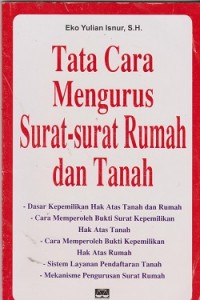 Image of Tata cara mengurus surat-surat rumah dan tanah
