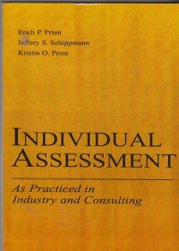 Image of Individual assessment : as practiced in industry and consulting