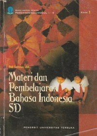 Image of Materi pokok materi dan pembelajaran bahasa indonesia SD