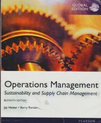 Image of Operations management : sustainability and supply chain management