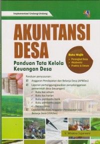 Image of Akuntansi desa : panduan tata kelola keuangan desa