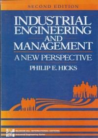 Image of Industrial engineering and management : a new perspective