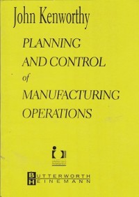 Image of Planning and control of manufacturing operations