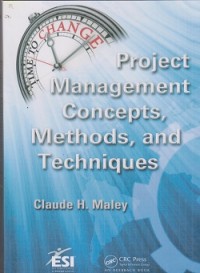 Image of Project management concepts, methods, and techniques