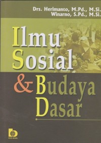 Image of Ilmu sosial & budaya dasar