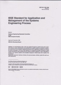 Image of IEEE standar for application and management of the systems engineering process