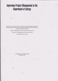 Image of Improving project management in the department of energy