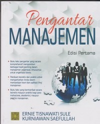 Image of Pengantar manajemen