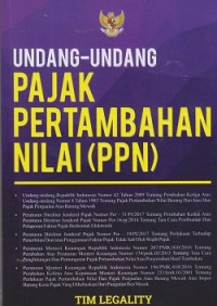 Image of Undang-undang pajak pertambahan nilai (PPN)
