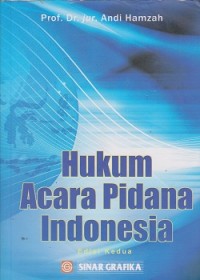 Image of Hukum acara pidana Indonesia