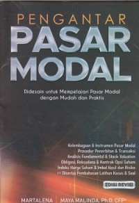 Image of Pengantar pasar modal: didesain untuk mempelajari pasar modal dengan mudah dan praktis