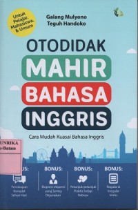 Image of Otodidak mahir bahasa Inggris : cara mudah kuasai bahasa Inggris