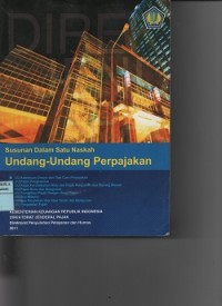 Image of Susunan dalam satu naskah 10 (sepuluh) Undang-Undang perpajakan