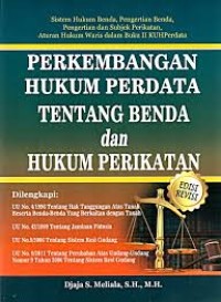 Image of Perkembangan Hukum Perdata Tentang Benda dan Hukum Perikatan