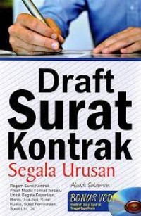 Image of Draf surat kontrak segala urusan