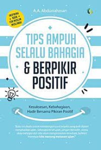 Image of Tips Ampuh Selalu Bahagia & Berpikir Positif