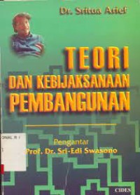 Image of Teori Dan Kebijaksanaan Pembangunan