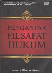 Image of Pengantar filsafat hukum